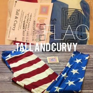 LLR NWT TC flag leggings