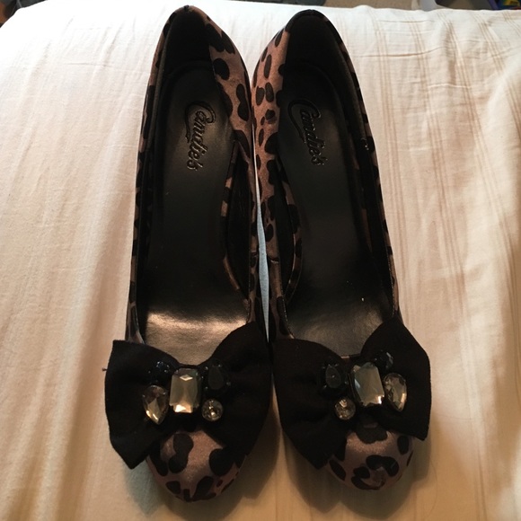 Candies Cheetah Print Heels