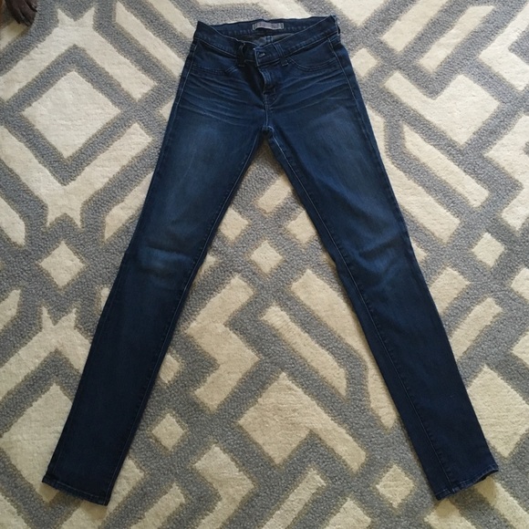 J Brand Skinny Jeans Dark Blue Wash