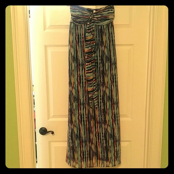Colorful summer maxi