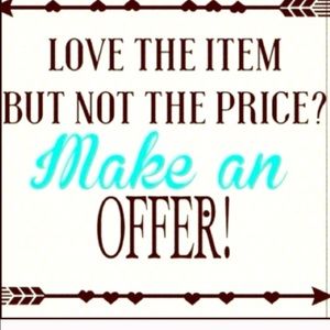 Reasonable offers only