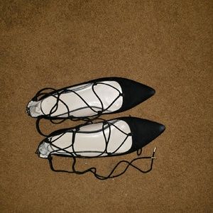 Calvin Klein Lace up Flats