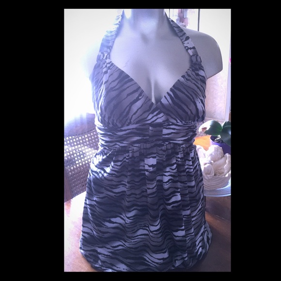 Zebra Print Bubble Dress ( PLUS SIZE ) ✨