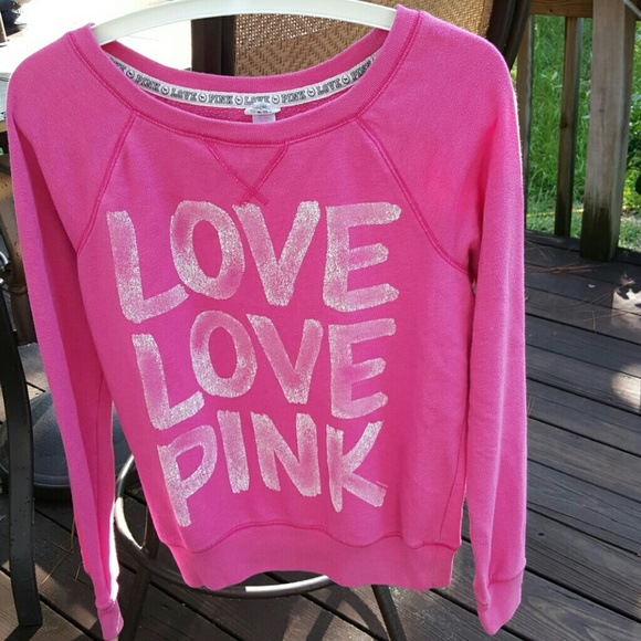 PINK Victoria's Secret Sweaters - Victorias Secret PINK crew neck sweatshirt