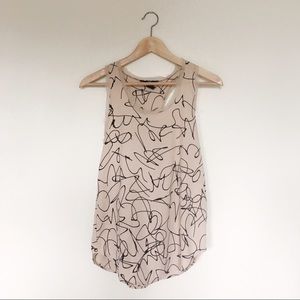 H&M Pale Pink Tank-top Blouse