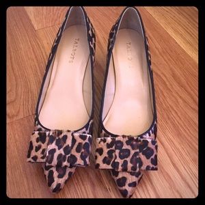 Leopard print sassy shoes! Worn once!