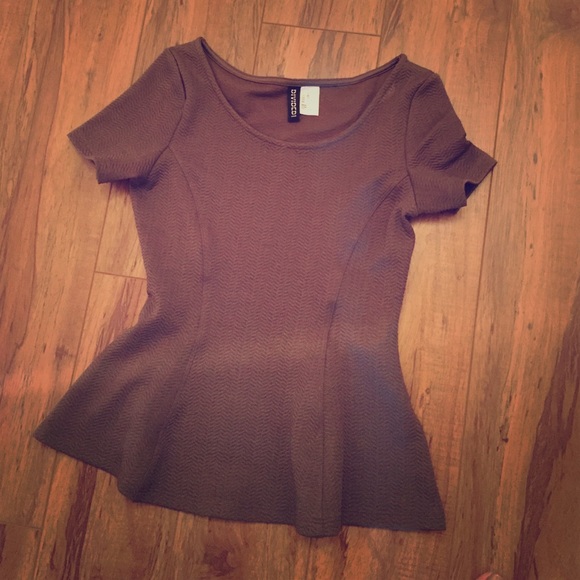 H&M Divided Peplum Style Top