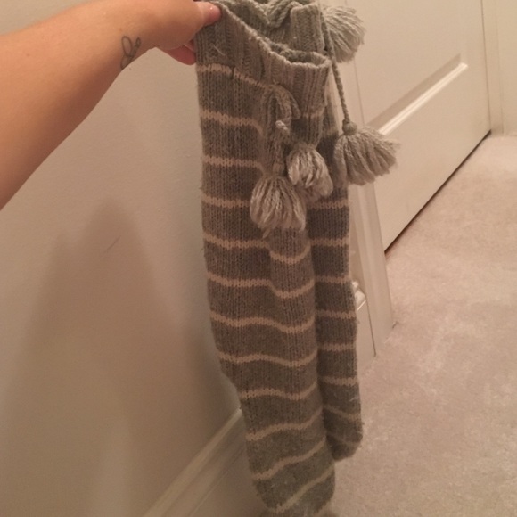 Knee high house-slipper socks