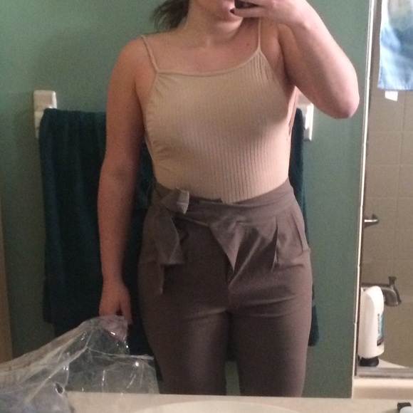 Boohoo ribbed backless bodysuit - Picture 3 of 4