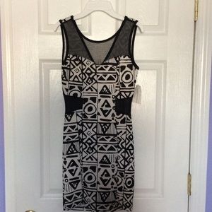 Black and White Tribal dress