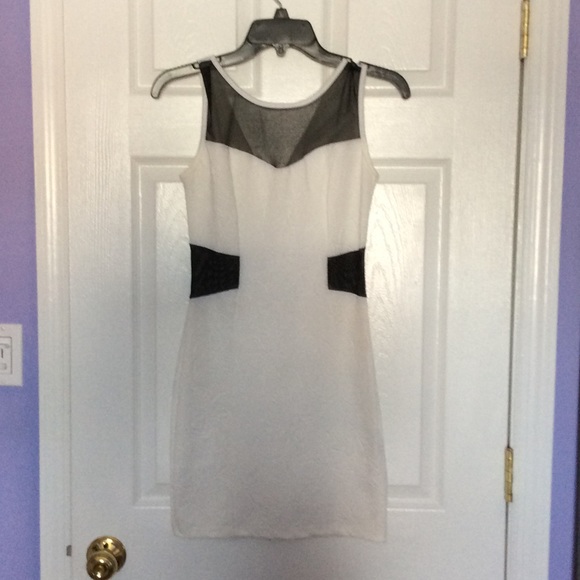 White and Black Dress