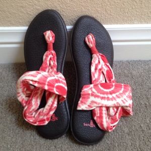 Sanuk Yoga Sling Flip Flops Size 9