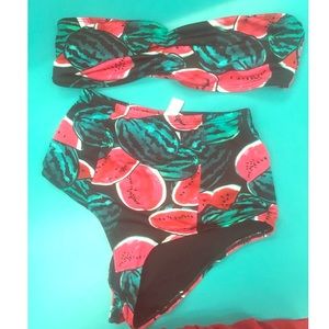 AA watermelon swim suit