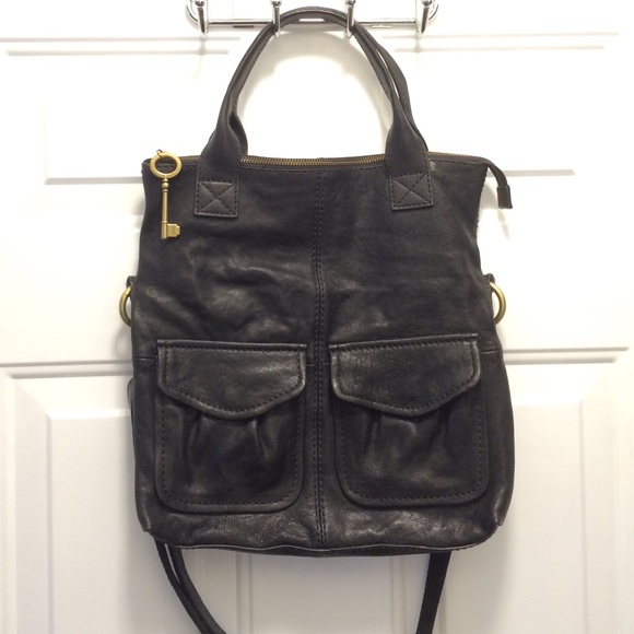 Fossil Genuine Leather Fold-over Bag
