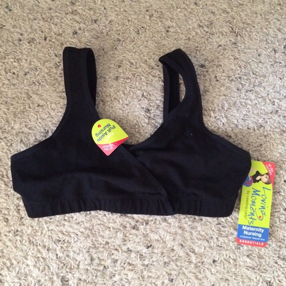 Loving moments brand black nursing bra