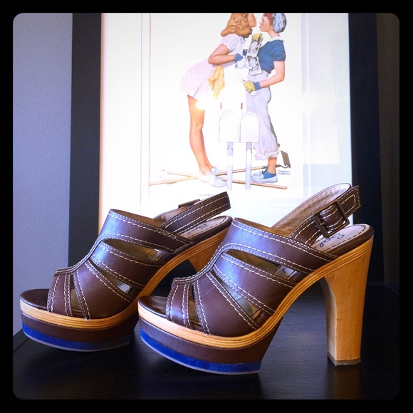 Splendid Leather High Heel Sandal