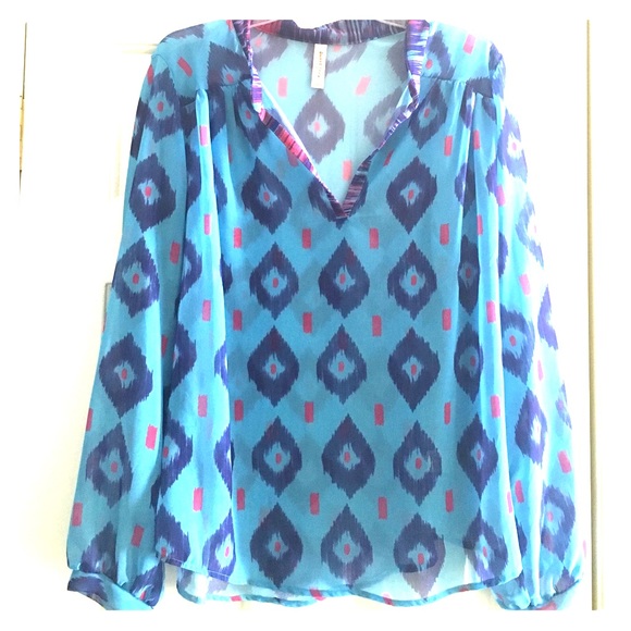 Sweet Pea L Ikat Print Top