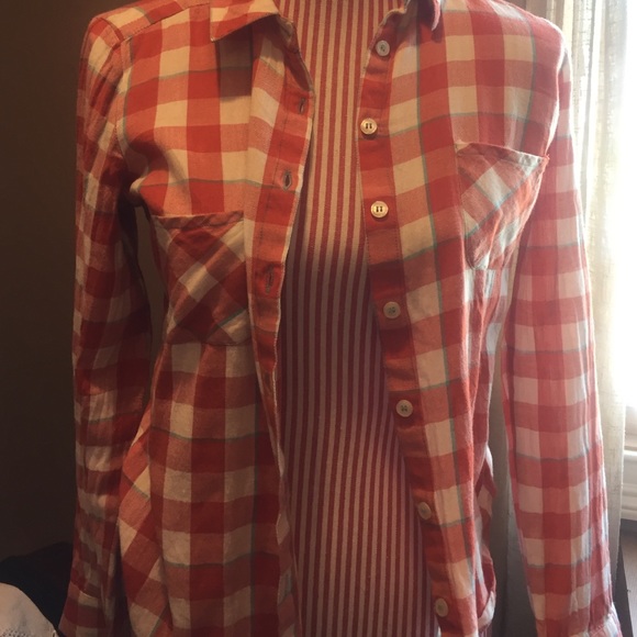 Orange flannel