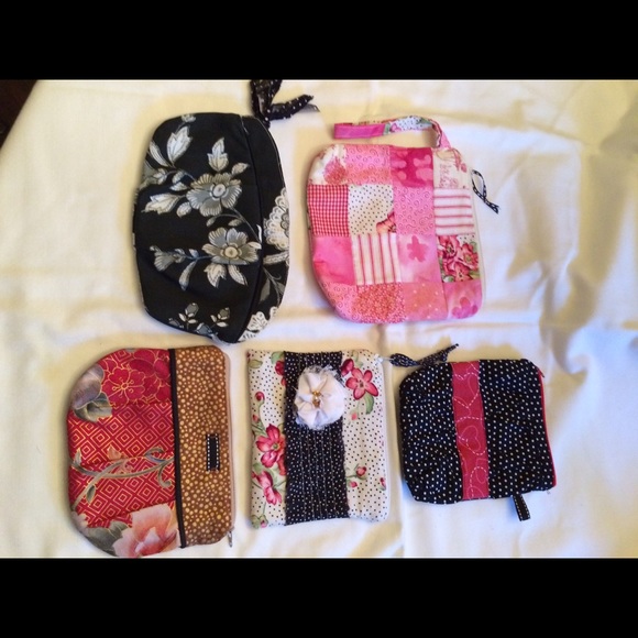 Handmade cotton /lined /zipper closure.    $8 each