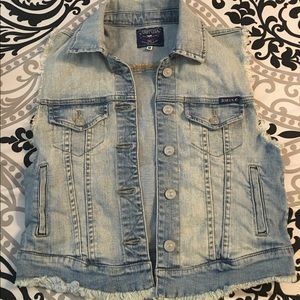 Jean jacket vest
