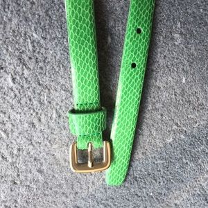 Banana Republic skinny green belt