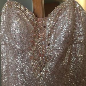 Ignite Evenings Dresses Nudepink Ombr Prom Dress Poshmark