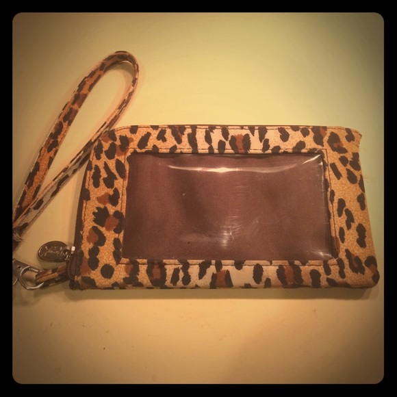 Cheetah Wristlet