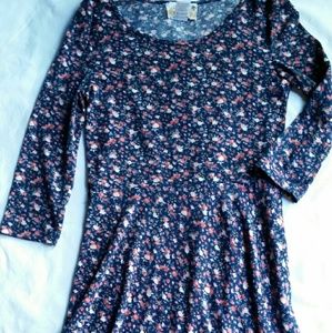 Long sleeve floral Dress