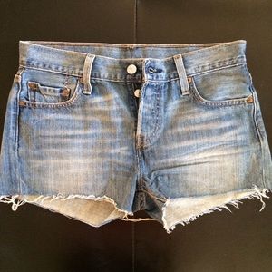 Levi's 501 denim cutoff shorts