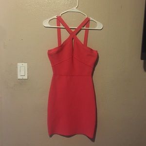 BCBG Keyhole bodycon dress