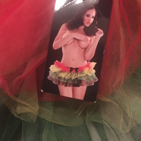 Red/Yellow/Green/Black Tutu