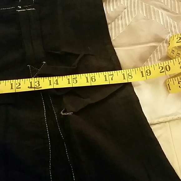 Woven black dress w/ front zipper. - Picture 4 of 4