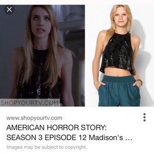 Madison Montgomery sequin top (EXACT)