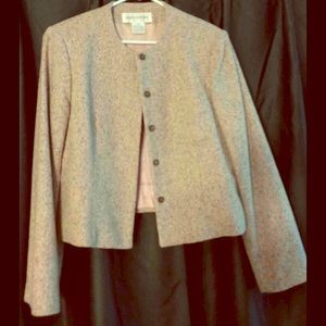 Rose and Gray Marled Blazer