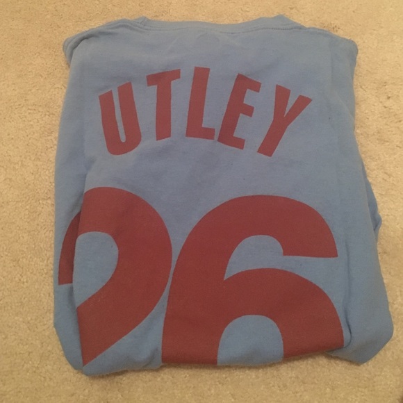 Phillies Utley old-school Jersey Tee