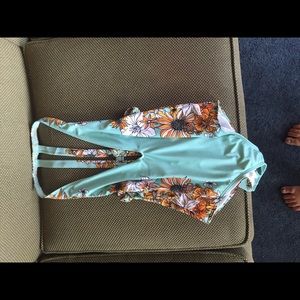 Strappy floral UO One Piece