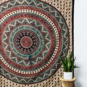 elephant medallion tapestry