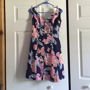 Lilly Pulitzer Navy Pom Pom Dress 🚺