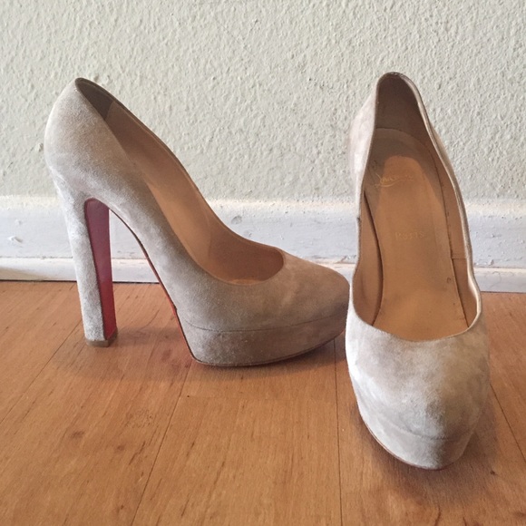 grey suede super sexy  platforms  pumps size 40