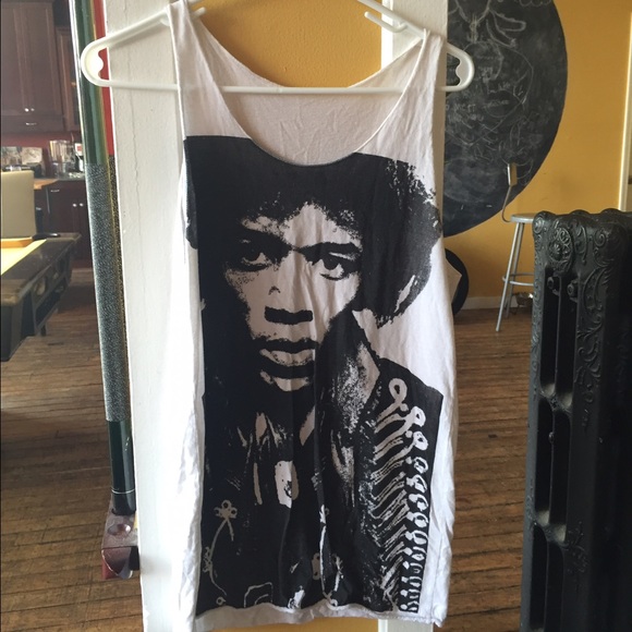 Vintage Jimi Hendrix Tank Dress/Long Tank