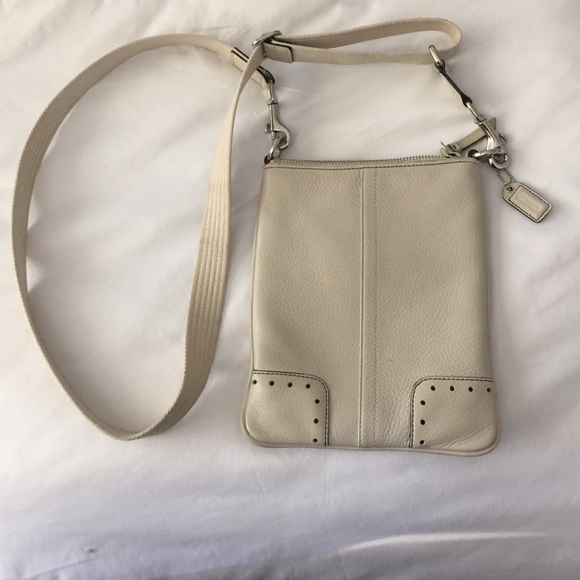 Coach ivory bag
