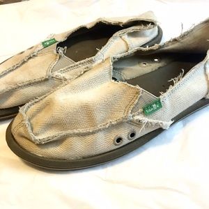 Sanuk Women's Plain jane II cream