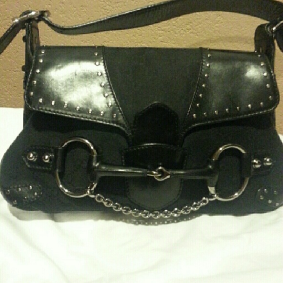 Gucci Black Horsebit Classic Buckle