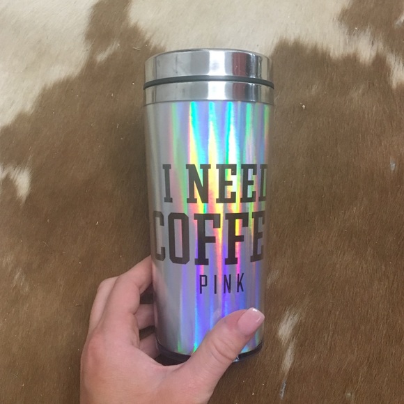 "I need Coffee" VS PINK Tumbler *Brand New*