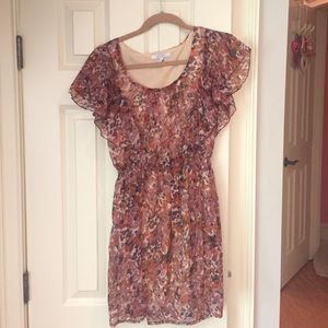 Multicolored mini dress