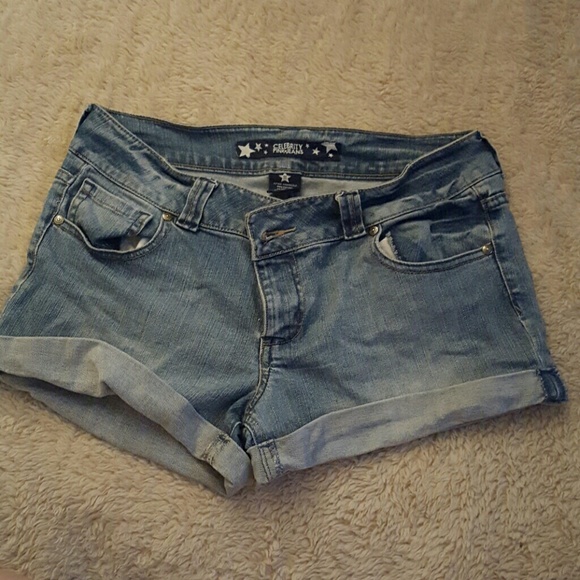 Celebrity Pink Jean Shorts
