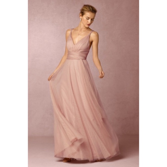 BHLDN Zaria dress in rosewood