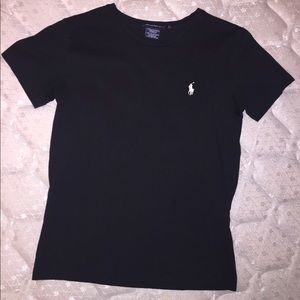 Black Ralph Lauren Women's Crew Neck T-shirt