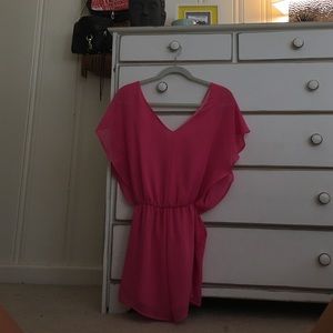 Hot pink romper/jumpsuit