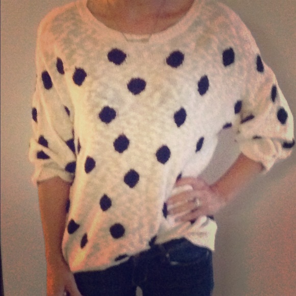 Comfy polka dot sweater